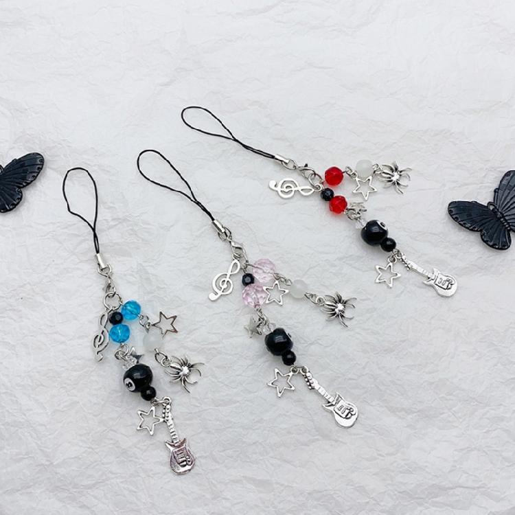 Eye Catching Phone Pendant Star Keychain Phone Charm Keyringfor Women and Girls