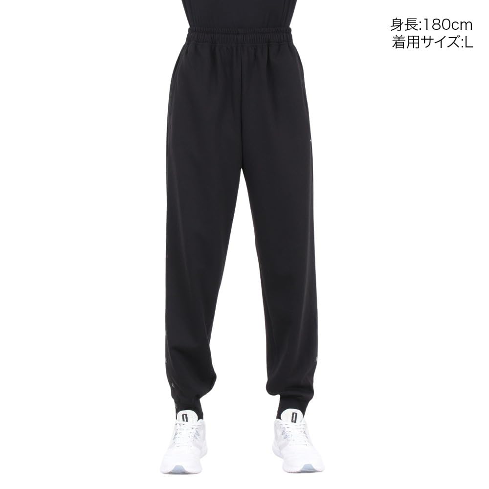 Converse Basketball Pants CB141204 Black Japan to Japanese Size (Buttoned Hem) Men's (Equivalent XS)