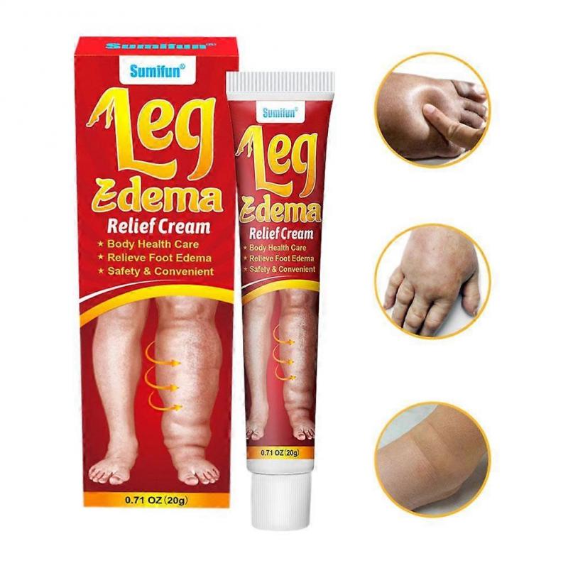 Leg Swelling Care Cream 20g Natural Muscle Relief Massage Cream Moisturizes Improves Skin Elasticity Fast Absorbing Non Greasy