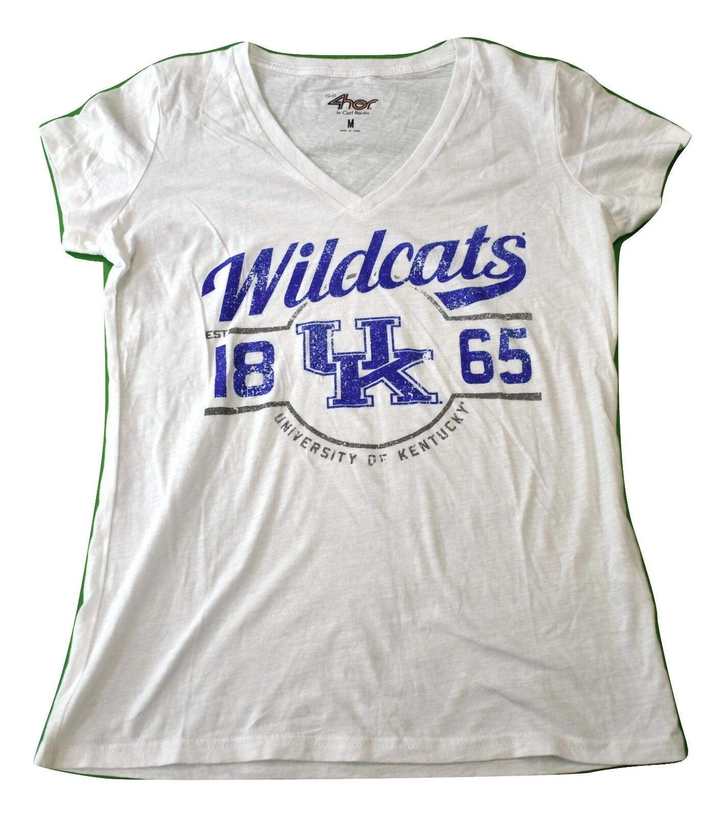 4Her by Carl Banks Womens Kentucky Wildcats UK 1865 Tee Shirt New M 3XL