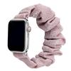 Scrunchie-Armband für Apple Watch Armband 44mm 40mm 41mm 45mm 38 42mm 49mm Elastisches Nylon-Armband iWatch Serie 3 6 se 7 8 9 ultra 2
