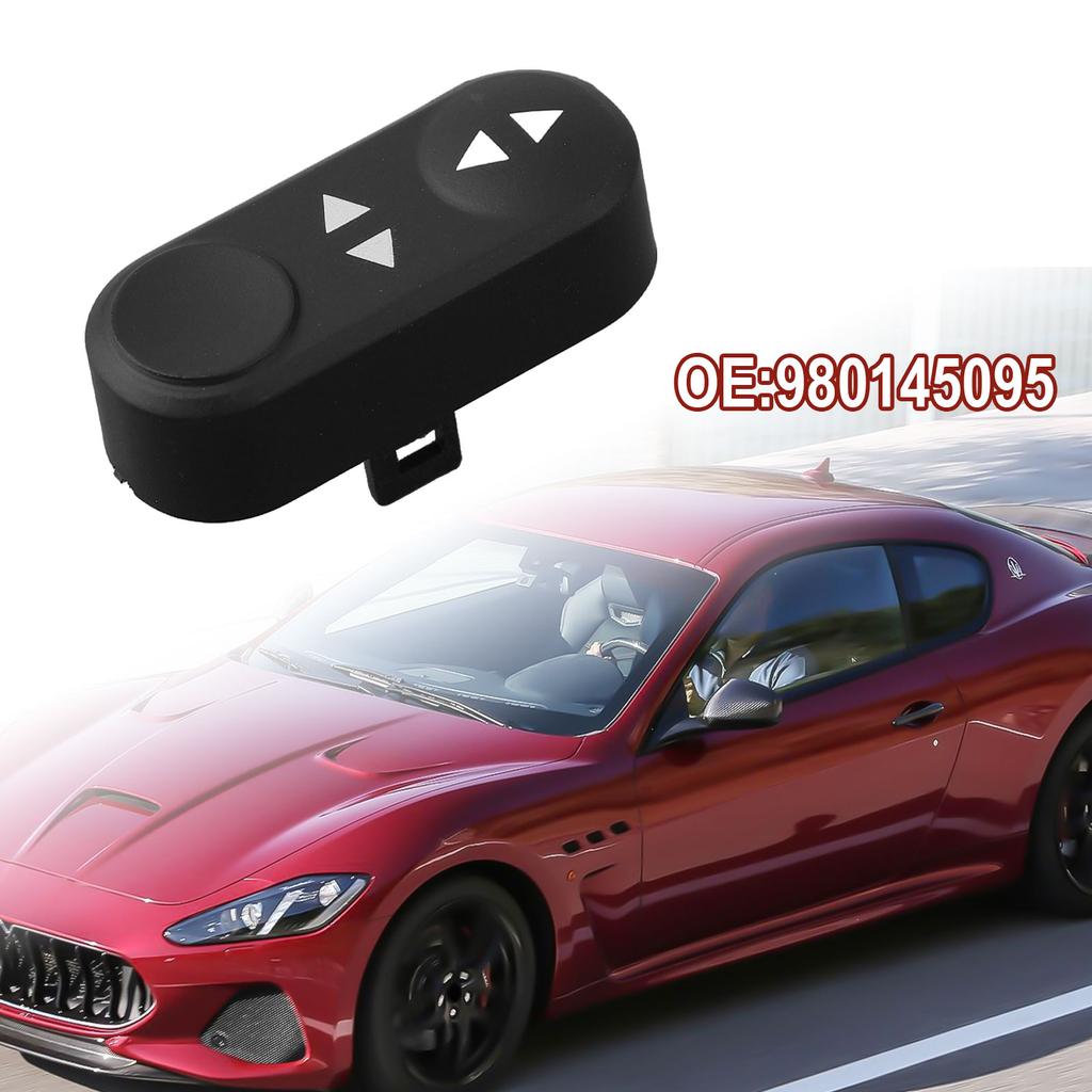 Enhance the Aesthetics with this Black Seat Back Adjustment Switch Button for Maserati For GranTurismo 2004 2011