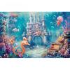Underwater World Backdrop Summer Mermaid Ocean Castle Kid Birthday Party Cake Smash Decor Banner Photography Background
