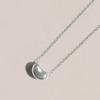 925 Silver Mini Drop Teardrop Necklace Jellybean