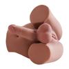 Pene+Vagina+Ano Realistas 3-en-1 Hombre Mujer Gay TPE Medio Cuerpo Muñeca Sexual Piel Suave Realista Juguete para Adultos Productos Masturbadores
