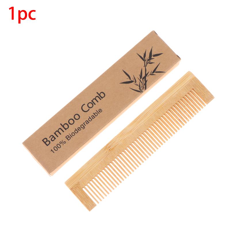 

1/2/3Pcs Bamboo Massage Comb Anti Static Hair Care Brush Portable Hairdressing Styling Tool For Men Women Daily Grooming A 1PCS