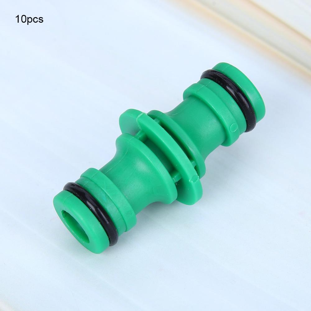 10 PCS Durable Easy To Install Hose Connector Green Straight Barbed Pipe Connector Leak-proof PP Hose Repair Kit Lawn Watering