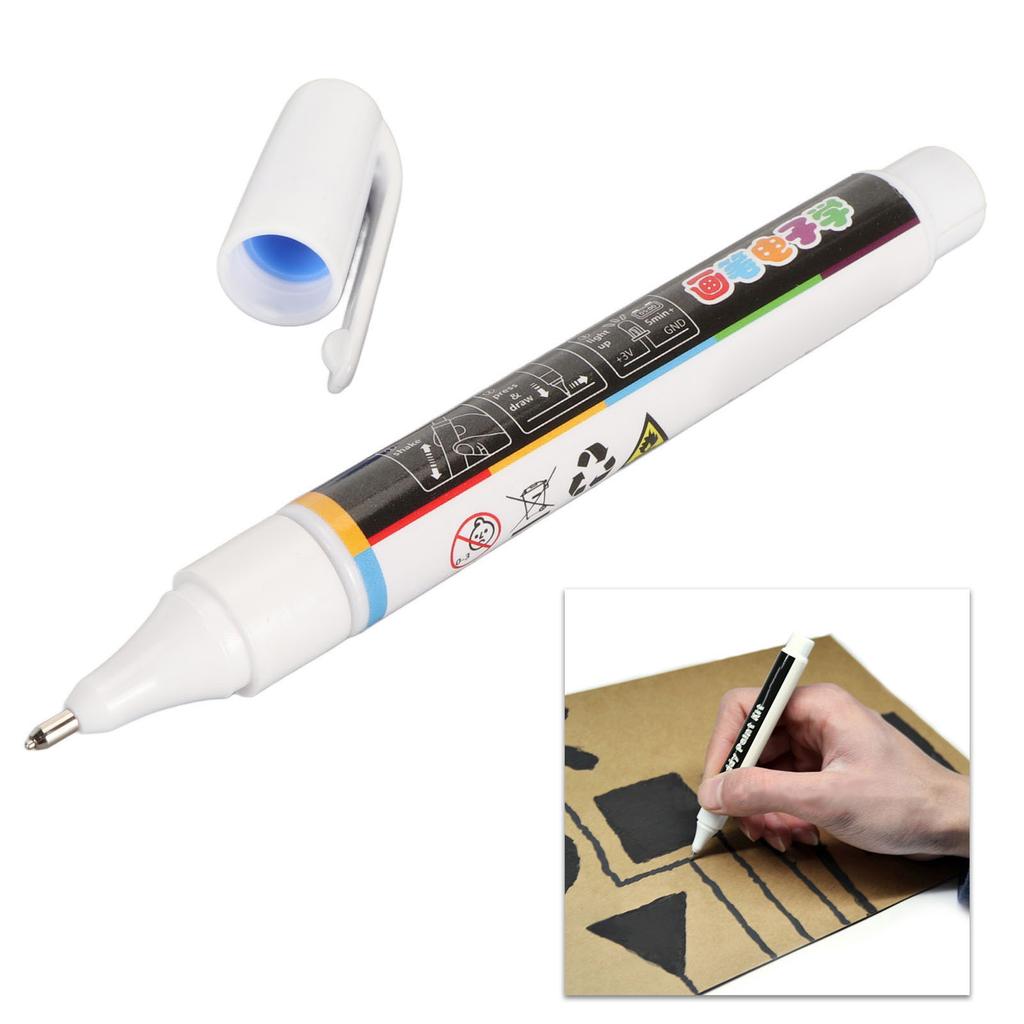 Conductive Pen 6ML Circuit    Quick Drying Conductive Ink Pen for Science Experiment