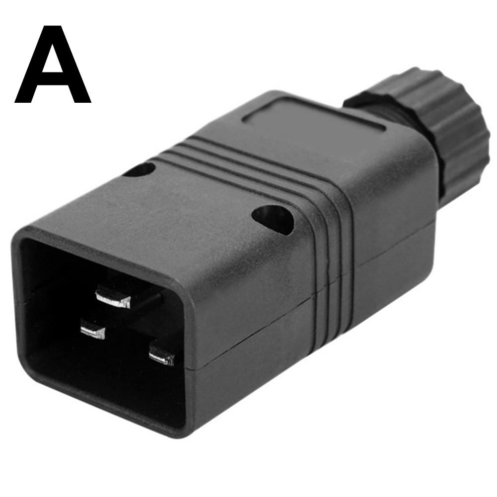 C20 and C19 Compatible Electrical Power Cable Connector Rated At 250V 16A