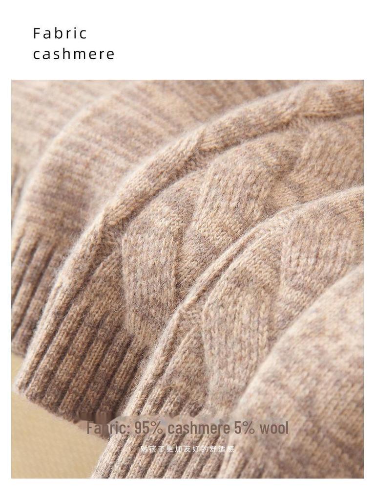 Suéter de Cachemira Little Sheep Jumping: Cálido, Grueso, Tejido Casual para Niños y Niñas