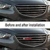 LED Front Hood Grille Emblem Badge Decorative Car Light logo For Mitsubishi outlander Triton L200 ASX Mirage Pajero Eclipse Colt