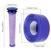 2er-Pack Vorfilter und 2er-Pack HEPA-Nachfilter-Ersatz, kompatibel mit Dyson V8 V7 Akku-Staubsaugern
