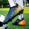 New Men Kids Soccer Shoes Cleats Football Boots Sports Long Studs Shoes for Training Competition