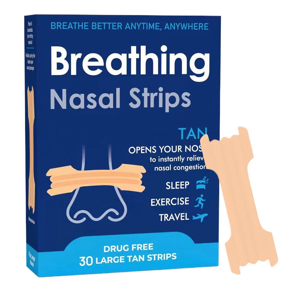 Breathing Nose Strips Extra Strength Sport Nasal Strip Better Sleep Non-Invasive Anti Snoring Strips for Adult Child