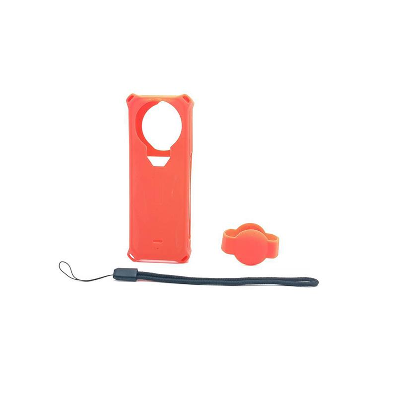 

Силиконовый защитный чехол для экшн-камеры Insta360 X5, противоударный, пылезащитный, защита корпуса и объектива, чехол для Insta360X5 со шнурком