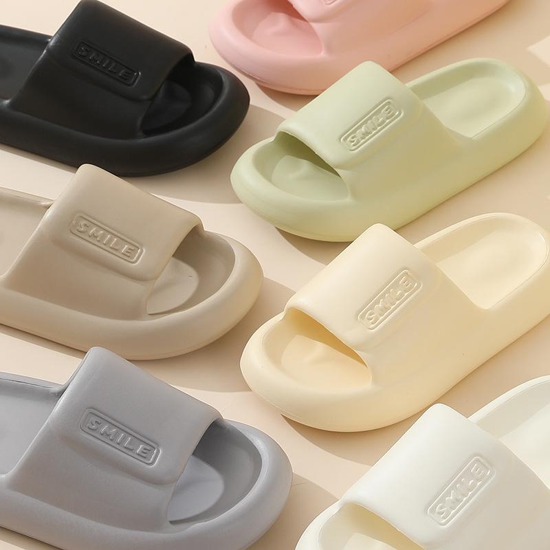 Women EVA Casual Slippers 2024 Summer New Soft Bottom Feet Walking Cool Sandals Household Indoor Outdoor Anti Slip Couple Shoes