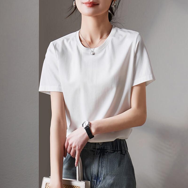 SOFSIL Women s Solid Short Sleeve T-shirt M