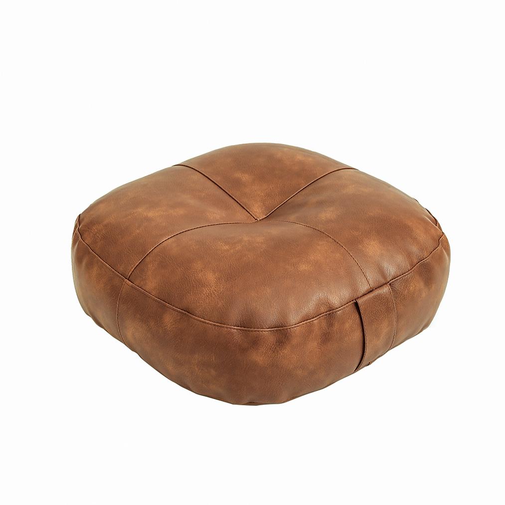 Japanese Floor Cushion: Tatami Leather Zen Meditation Mat for Living Room or Bay Window