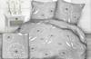 Dandelion Pattern Grey Cotton Bedding 160X200