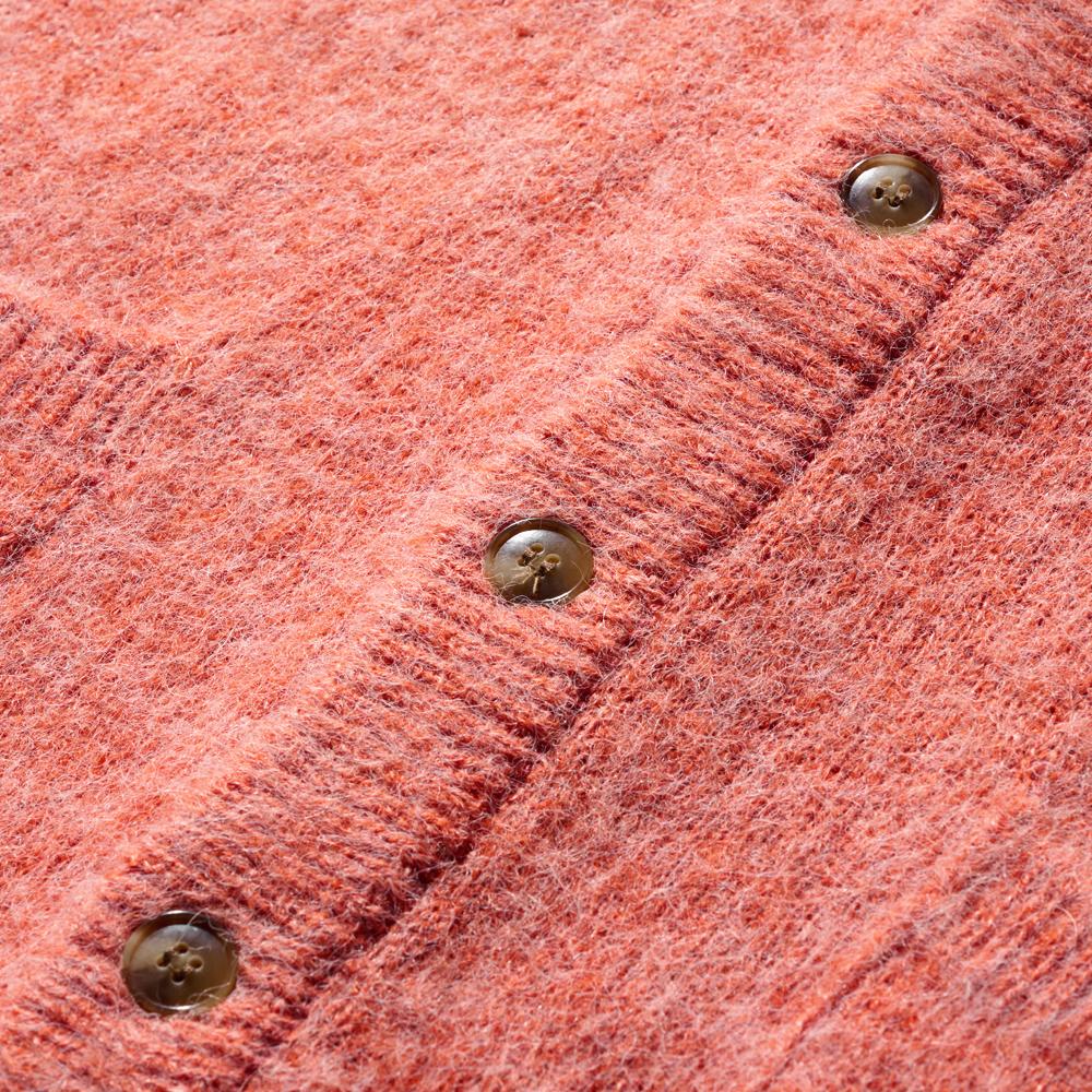 Dyutelo Comfy Cardigan Cherry Orange