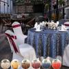 Large Round Table Covers Hotel Restaurant Tablecloth for Dining Stain-Resistant Durable Fabric Ideal for Banquets Home Decor