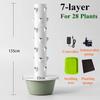 Hydroponic Growing System Indoor Outdoor Home Grow Herb Vertical Garden Tower Vegetable Planter Pot Kit DIY