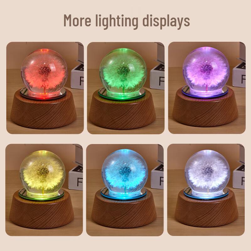 Dandelion Crystal Ball Bluetooth Speaker Music Box