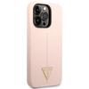 Guess Guhcp14Xsltgp Iphone 14 Pro Max 6,7 Różowy/Pink Hardcase Silicone Triangle