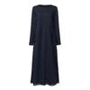 Rochie de toamnă tricotată cu dantelă și lână, mărime mare, largă