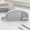 Large Capacity Polka Dot Pencil Case Polka Dot Print Cosmetic Pouch Stationery Organizer  Students