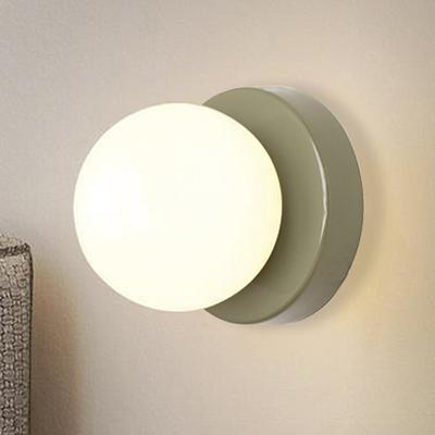Nordische LED Glas Wandleuchte Minimalistisch G9 Sockel Kugel Wandleuchte Für Schlafzimmer Arbeitszimmer Flur Treppenhaus Gang Eingang Beleuchtungskörper