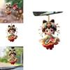 Cute Ancient Costume Girl Pattern Acrylic Pendant For Creative Auto Accessories