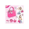 Little Girl's Wallet Pretend Play Makeup Set for Toddlers and Kids - Handbag, Pretend Play Headset, Wallet, Phone, Birthday Gift for Girls Ages 3 and