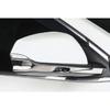 Silver Steel Rear View Side Mirror Frame Cover For Chevrolet Equinox 2018-2021