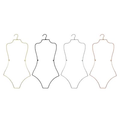 Heavy Duty Aluminium Badpak Hanger Lichaamsvorm Displayrek voor Zwemkleding en Natte Kleding Badkamer Organizer