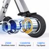 TopMate ES35P 3 Wheel Foldable Electric Scooter with Backrest Seat Removable 36V Battery Reverse for Adult Commute