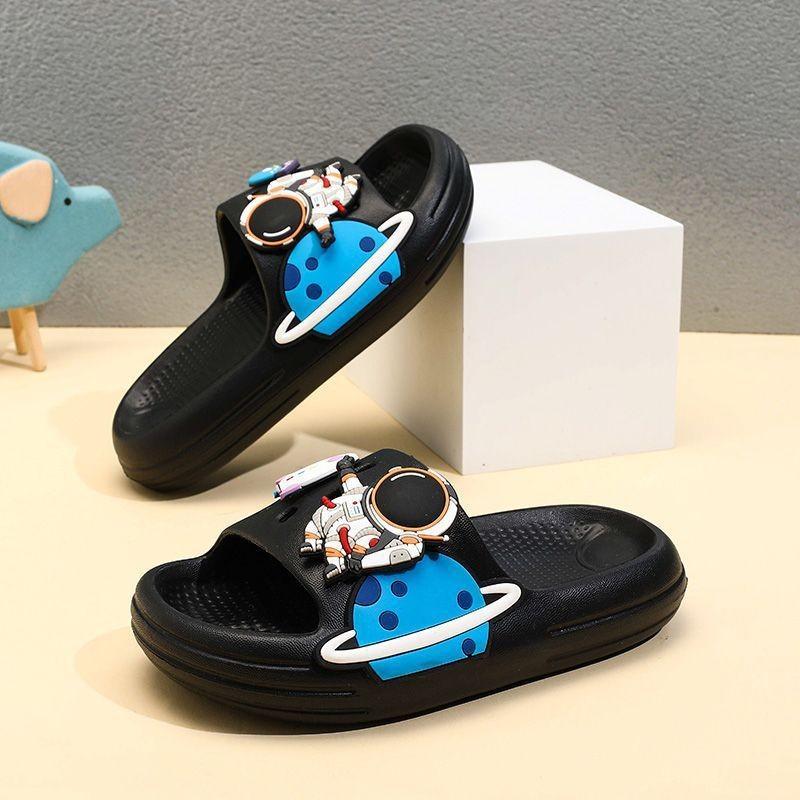 Colorful Cartoon Breathable Slippers For Boys And Girls Nonslip Indoor Footwear For Summer