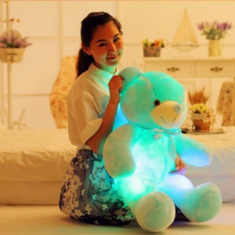 50cm Plush Led Teddy Bear With Colorful Glowing Lights For Magical Nights