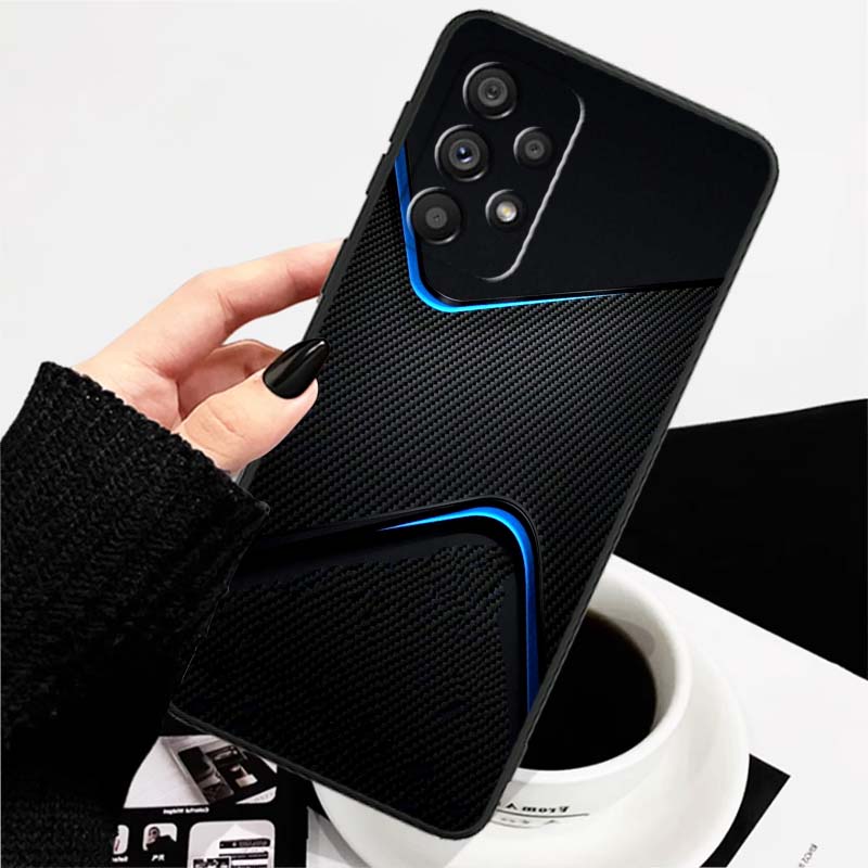 

Art colored luminous pattern For Samsung A73 A72 A71 A55 A54 A53 A52 A51 A13 A22 A16 A15 A12 A14 A26 A07 5G Black Phone Case Galaxy A16 5G