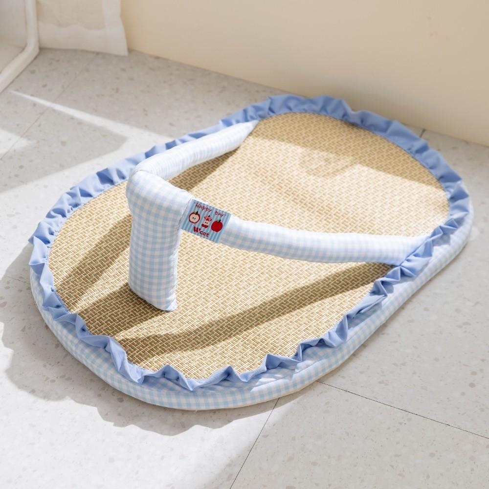 Slipper Shaped Cat Cooling Mat Breathable Dog Sleeping Bed Pet Accessories Cooling Pet Bed  Kennel S