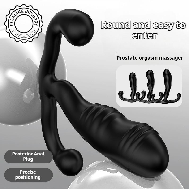 Dildo de Silicona 100% Segura Tapones Anales Butt Plug Unisex Sexy Tapón 3 Tamaños Diferentes Juguetes Sexuales para Adultos para Hombres/Mujeres Entrenador Masajeador