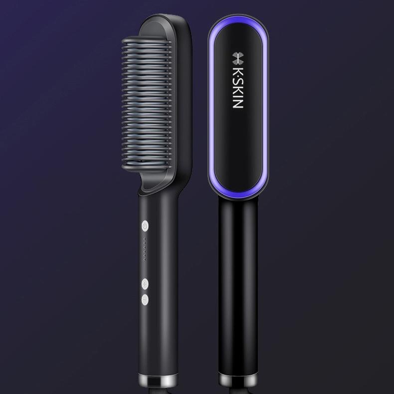 

Hair straightening comb, hair straightener, hair straightening rod KD380