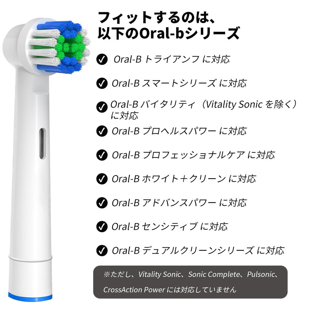 GENKENT Electric Toothbrush Replacement Head Compatible with Oral Professional Electric Toothbrush Oral Replacement Professional Brush Heads for Home