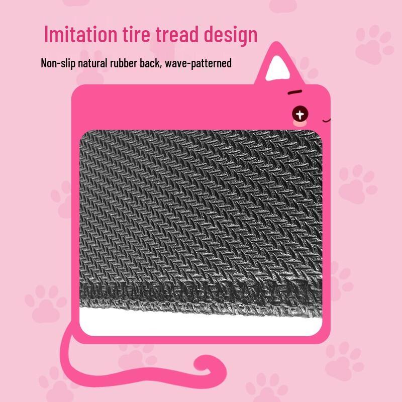 LESAILES Süße Katze Rosa Gaming Schreibtischmatte 800x300x3mm