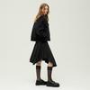 Ibiem Asymmetrical Denim Flare Skirt Emq2Dsk020