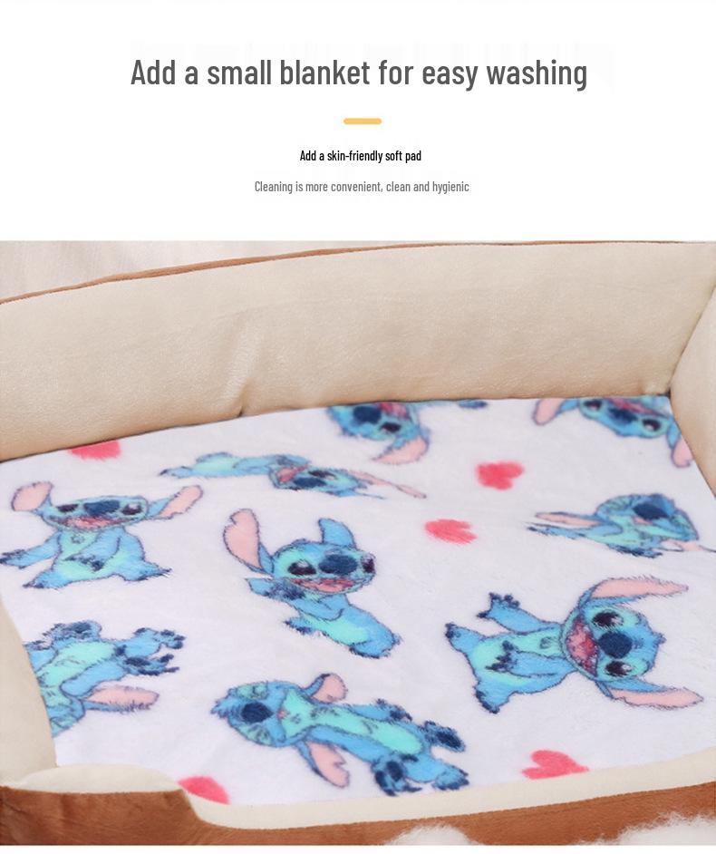 Cozy Winter Pet Bed - Soft Kennel Nest for Dogs & Cats in All Sizes