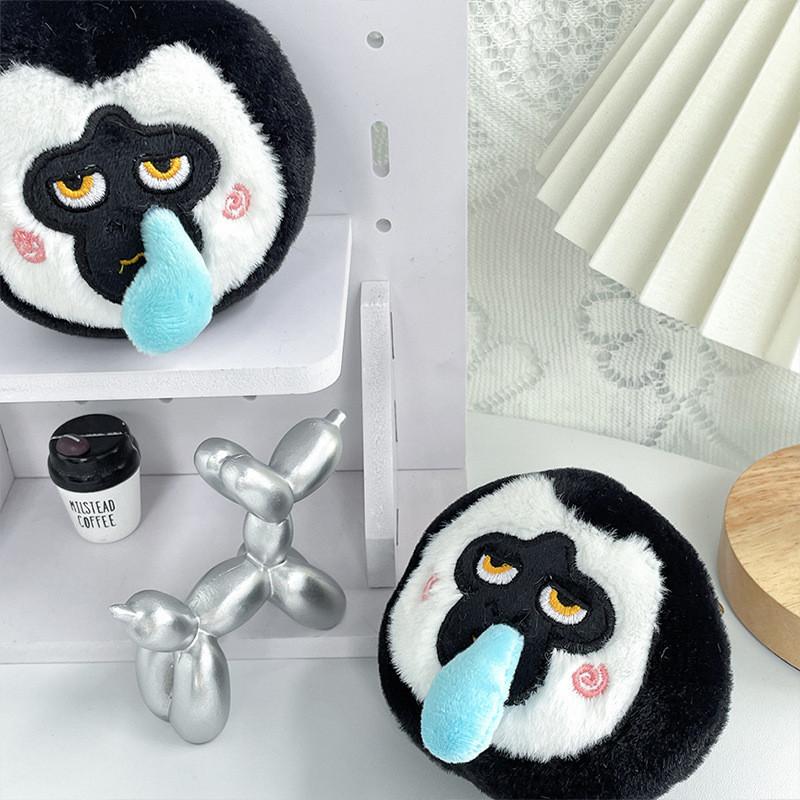 Entzückendes Plüschtier Süßer Weißgesichtaffe mit Popelblase Perfektes Geschenk