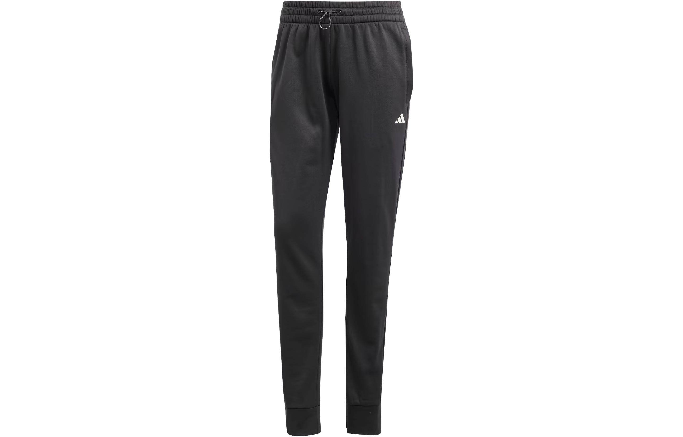 Adidas AEROREADY Knitted Sweatpants Women s Black Moderate Slim Fit Pants IM2678 XXL