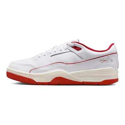 Air Flight Court Bianco Rosso Varsity Scarpe da Ginnastica da Uomo Vela Nero HF3255-106