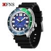 Oufannishi Waterproof Quartz Men's Watch with Luminous Dial, Rotating Bezel, and Calendar